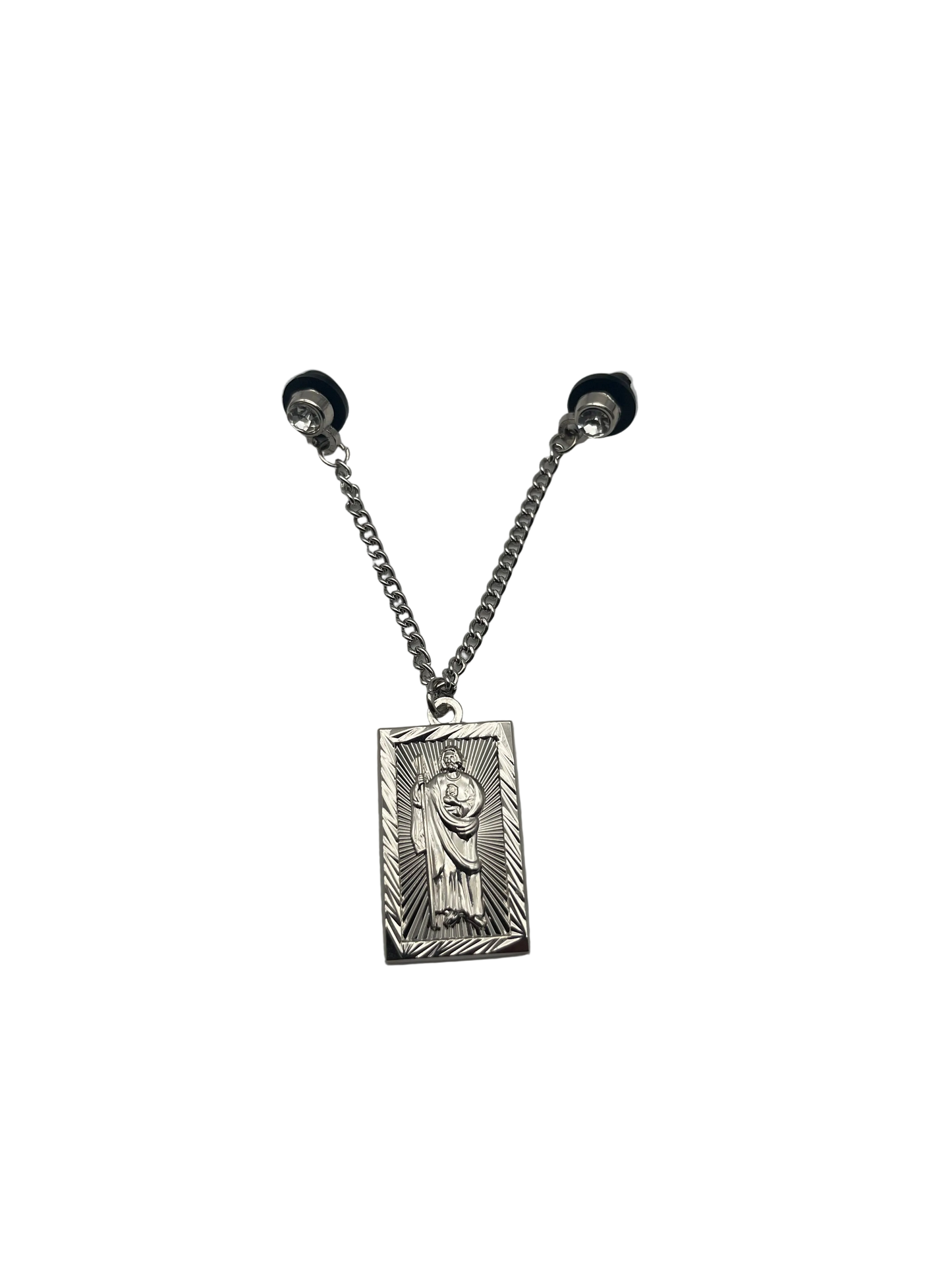 San judas pin plata