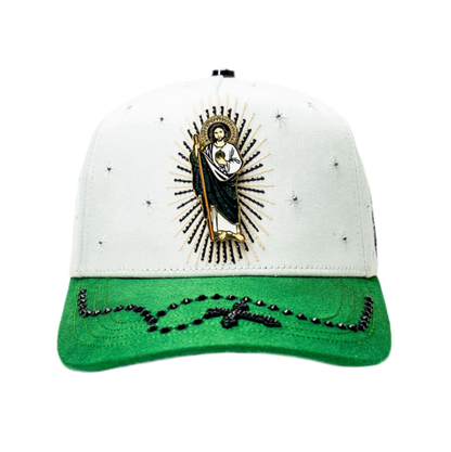 San Judas Rosario Verde/Blanco BB
