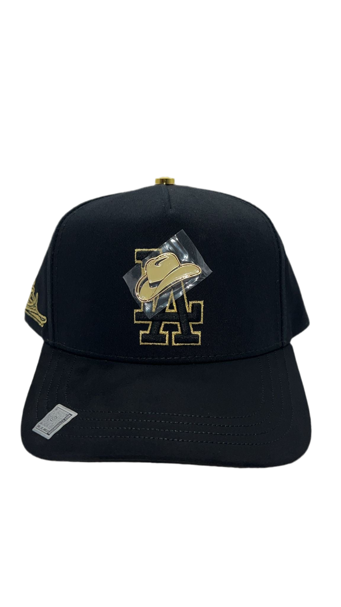 LA Sombreros Negro/Dorado BB