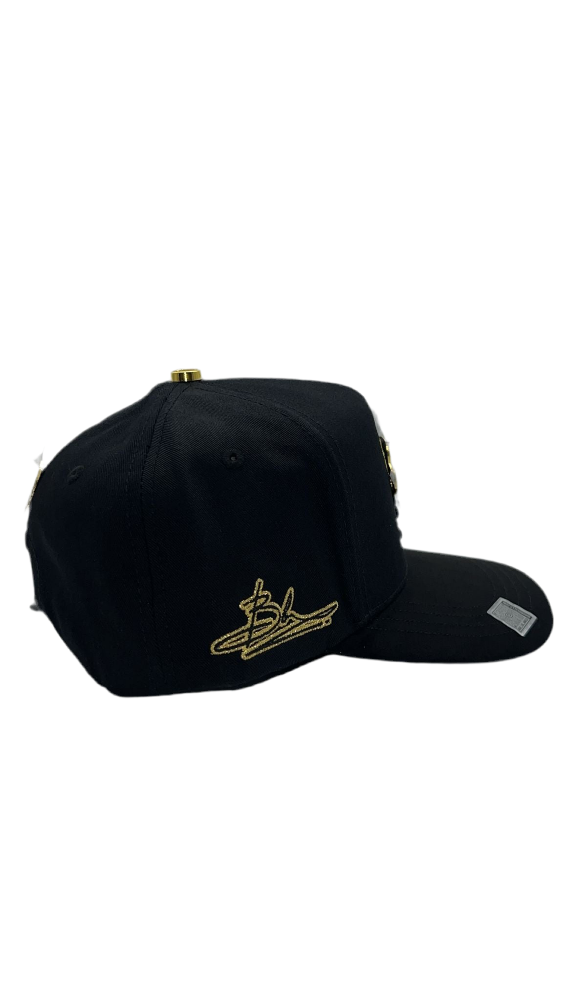 LA Sombreros Negro/Dorado BB