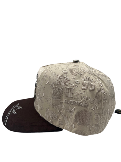 SD pin Caqui/Cafe Bordada BB
