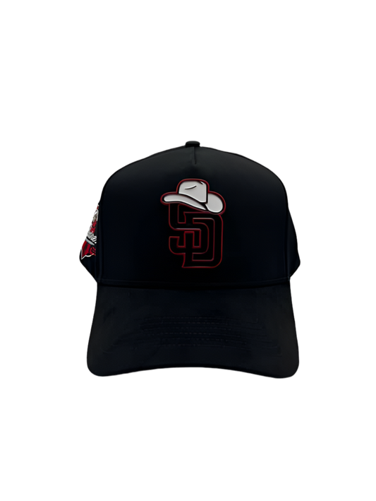 SD Sombrero Negro/Rojo RG