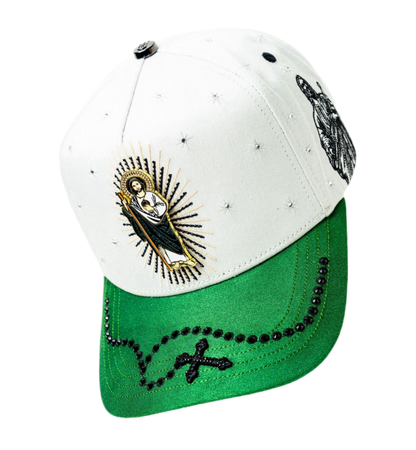 San Judas Rosario Verde/Blanco BB
