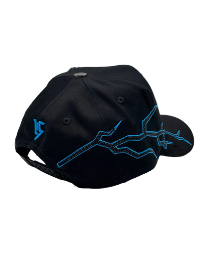 C Rayos Negro/Azul LS