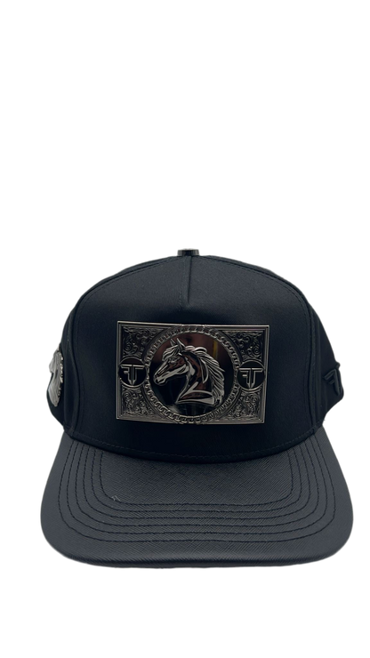 Caballo placa negro/negro FT